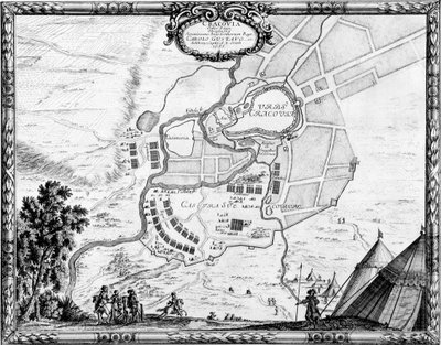 Belagerung von Krakau (1655) von Erik Dahlbergh